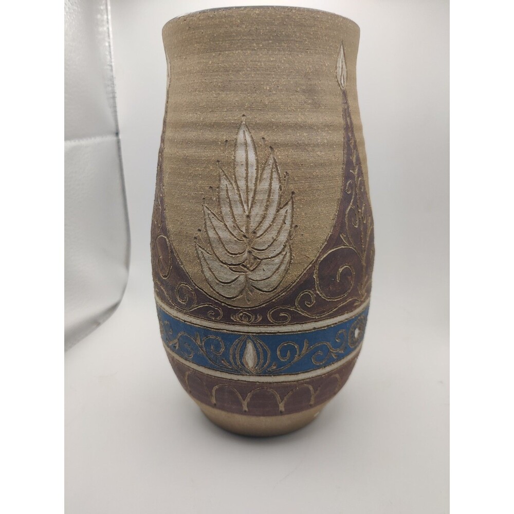 Jim wright vase 1974 Kentucky hand made vintage ceramic pottery